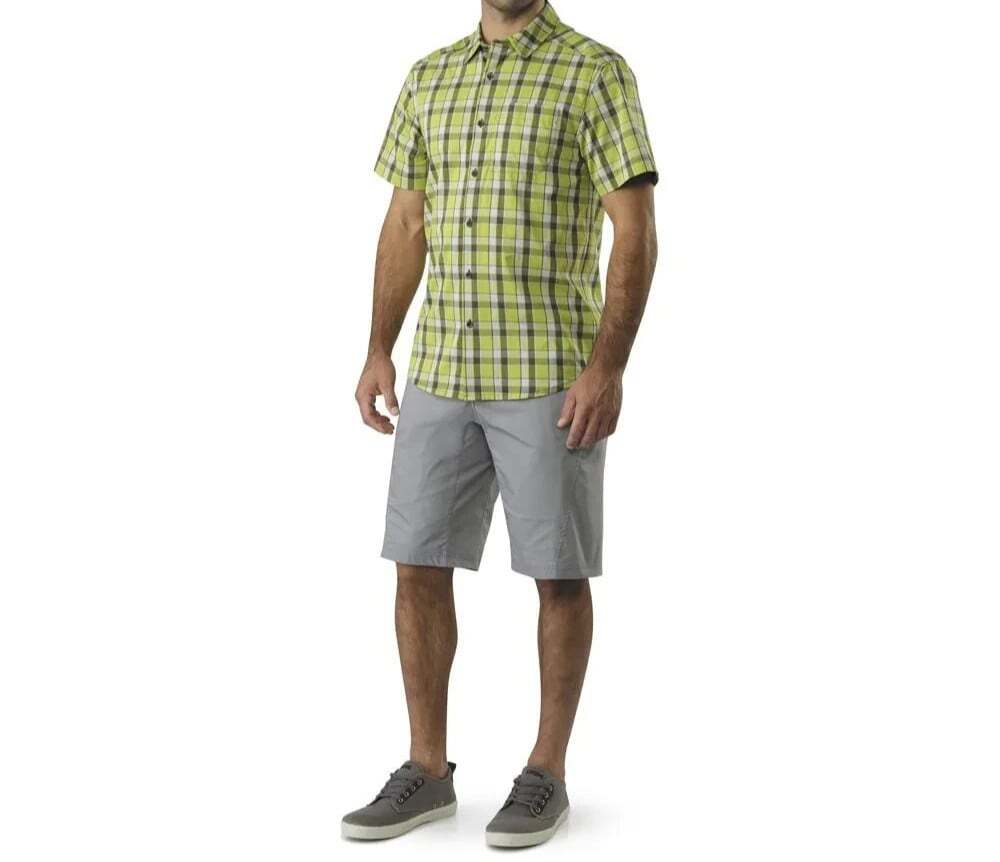Arc'teryx Brohm SS Shirt US M Mens Green Plaid Arcteryx NWT $135